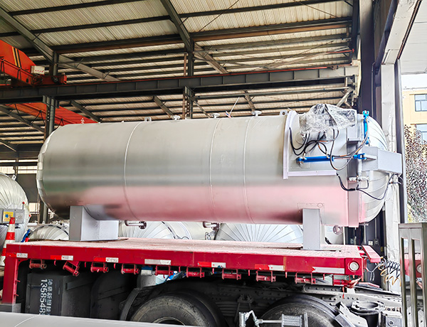 液压开门实验硫化罐